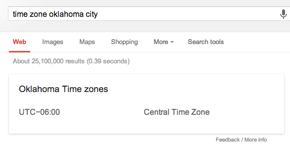 ok city time zone