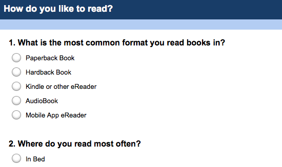 Poll: How Do You Like to Read?