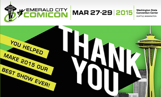 Emerald City Comic Con 2015 Highlights